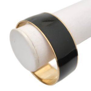 J CREW black enamel bracelet